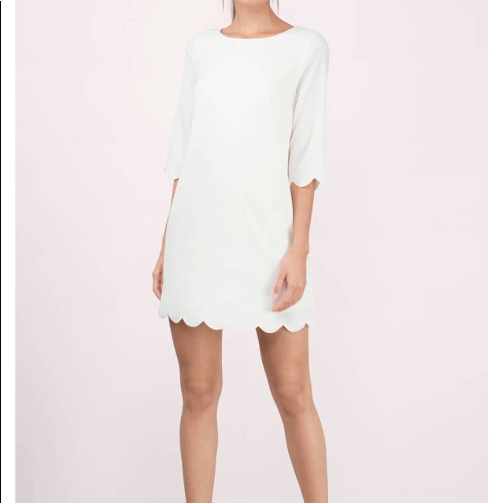 TOBI Scalloped Dress